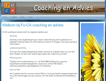 Tablet Screenshot of fo-ca.nl